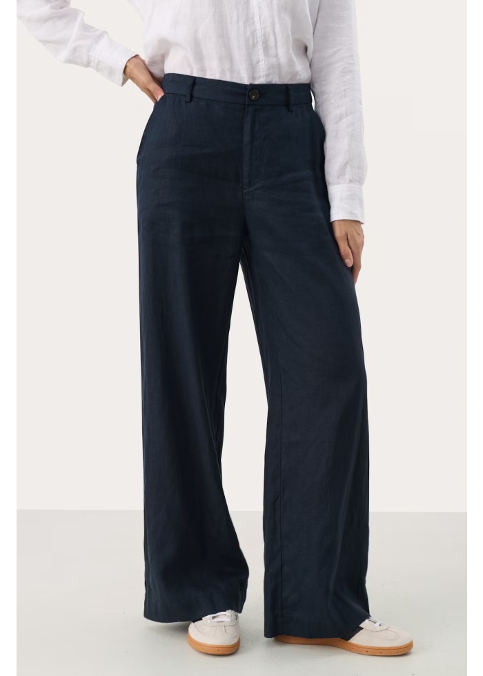 Part Two | Ninnes Navy Linen Trouser