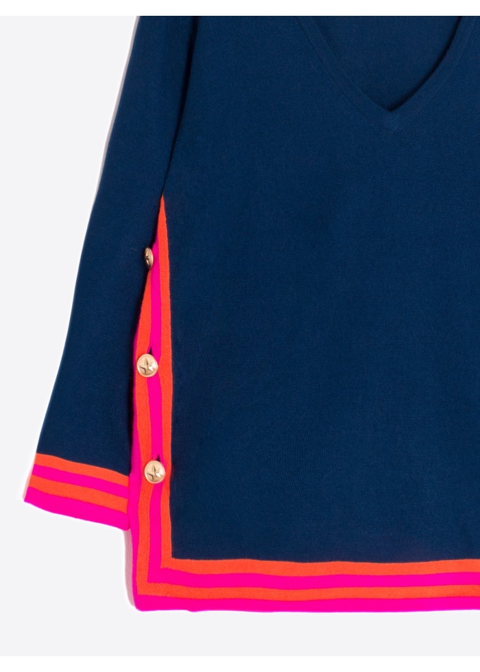 Vilagallo | Button Detail Jumper