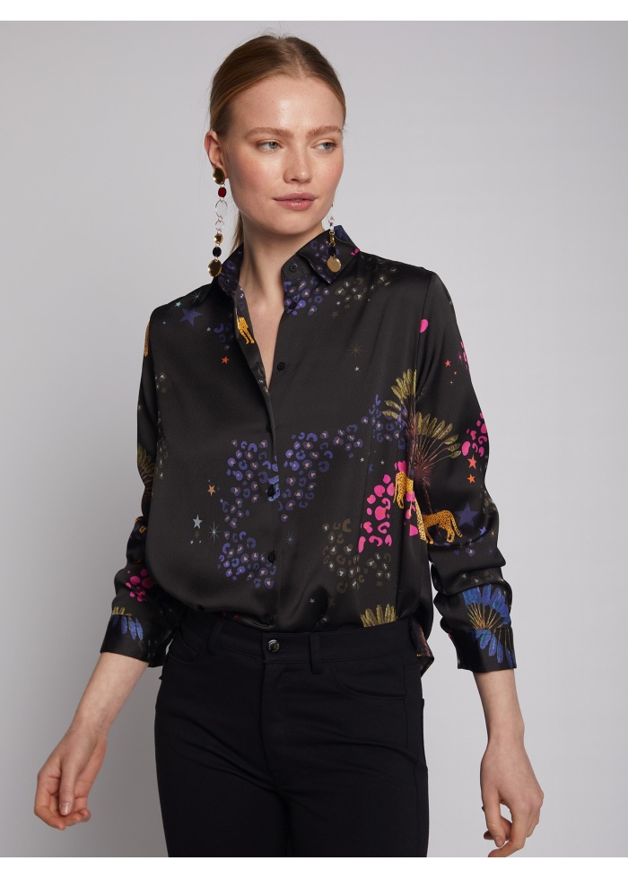 Vilagallo | Isabella Cheetah Shirt