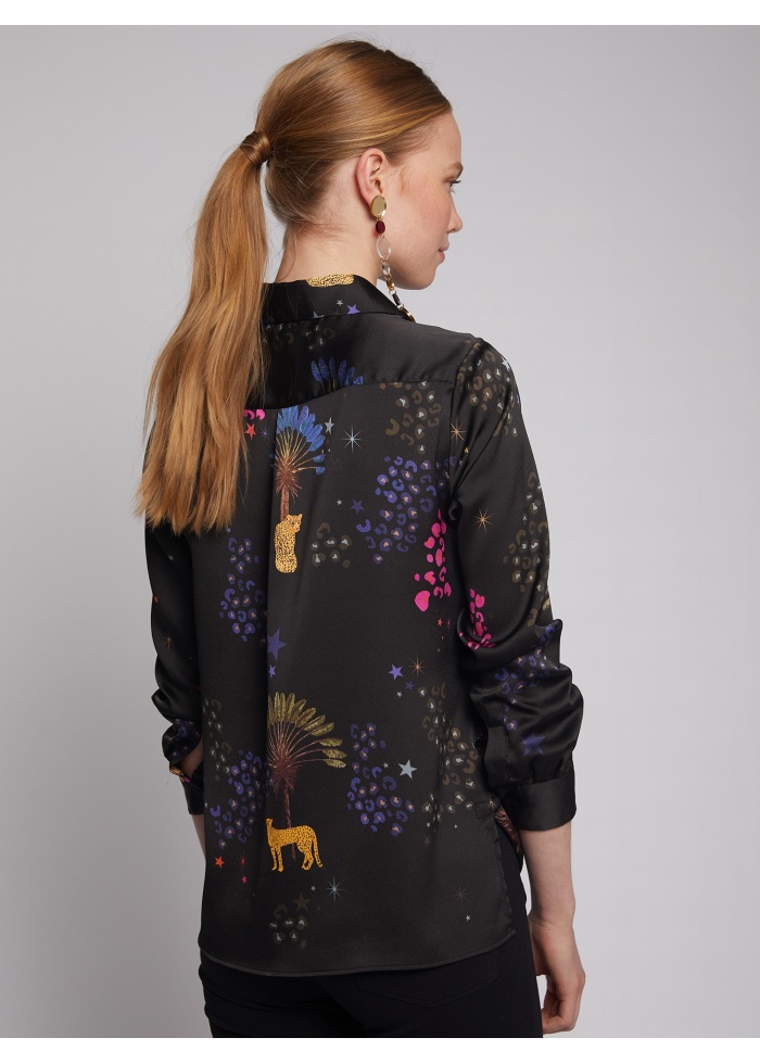 Vilagallo | Isabella Cheetah Shirt