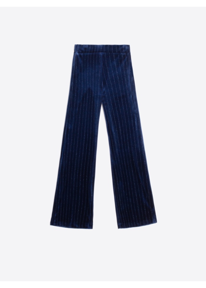 Vilagallo | Venus Glitter Trousers Navy
