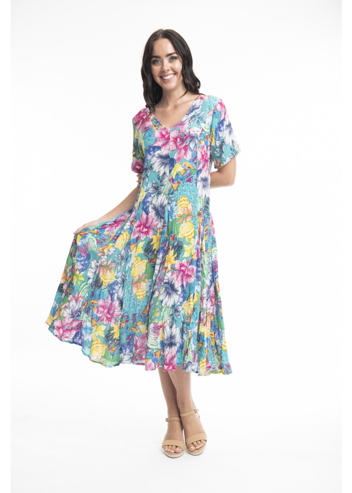 Orientique | Ios Godet Dress