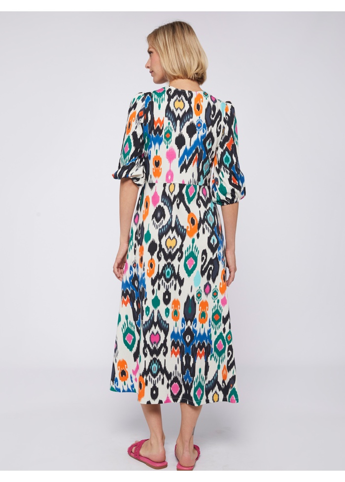 Vilagallo | Ikat Jersey Dress
