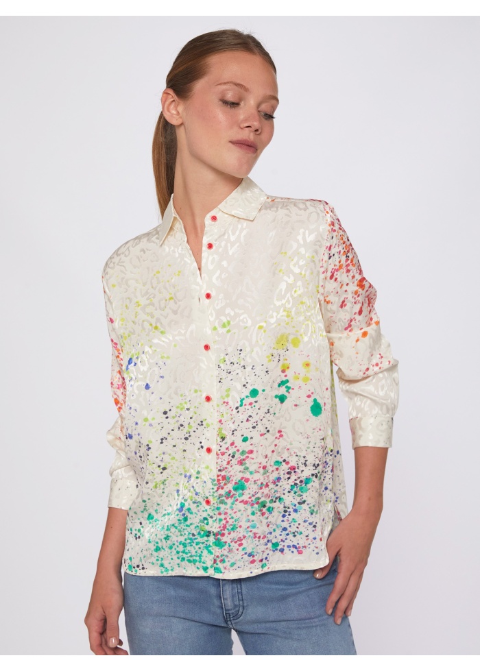 Vilagallo | Isabella Art Stains Shirt