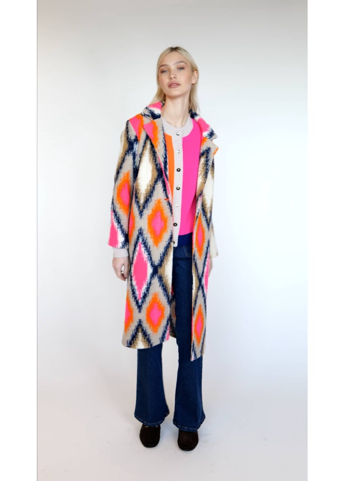 Vilagallo | Siena Ikat Lana Punto Coat