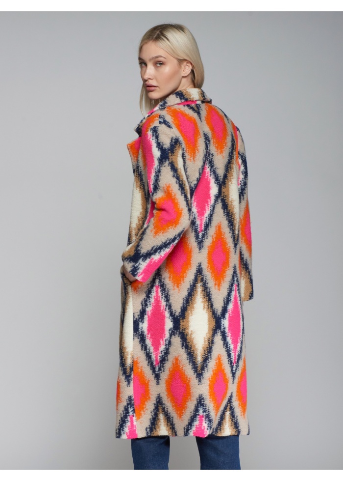Vilagallo | Siena Ikat Lana Punto Coat