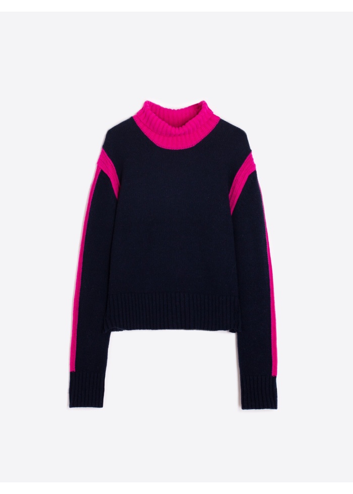 Vilagallo | Cuello Alto Navy Jumper