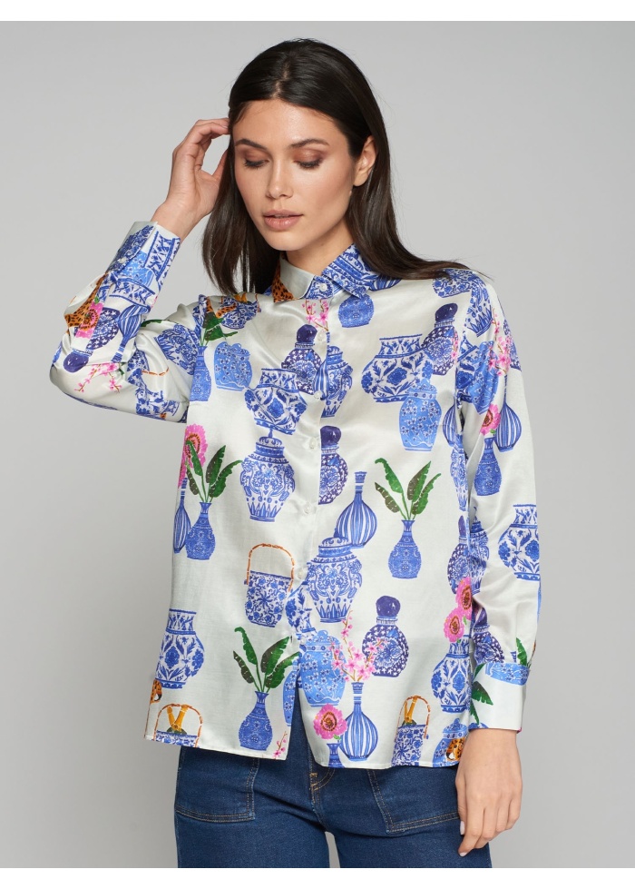 Vilagallo | Mariela Porcelana Shirt