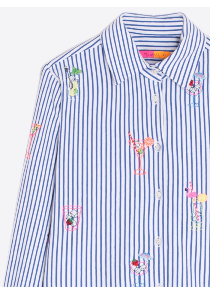 Vilagallo | Isa Embroidered Shirt