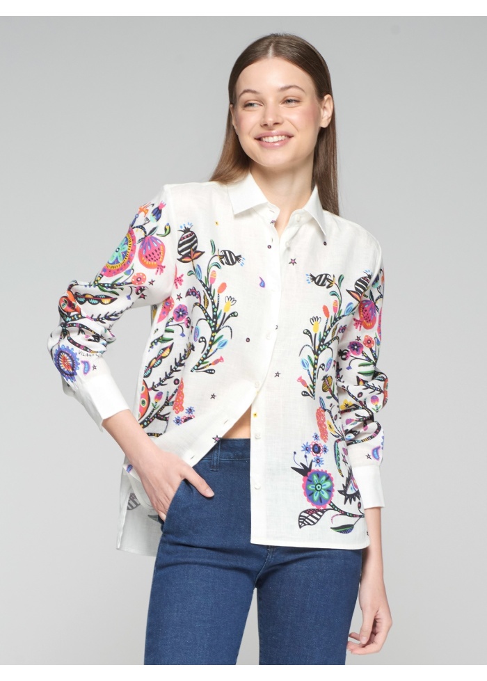 Vilagallo | Shirt Isa Arbol de La Vida Lino