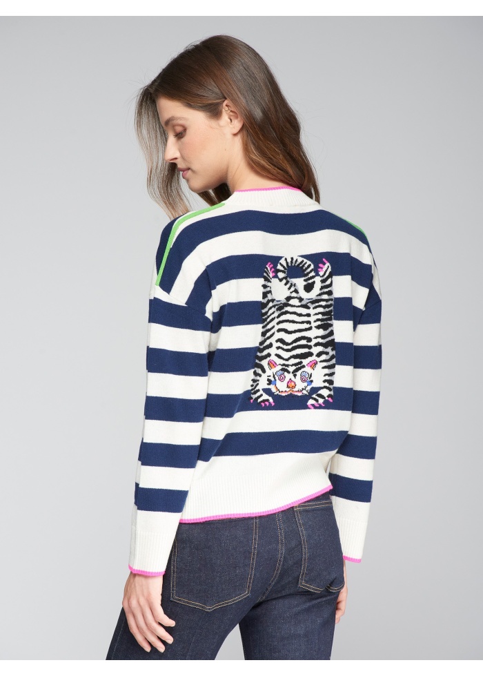 Vilagallo | Fabiola Intarsia Raya Merino Tiger