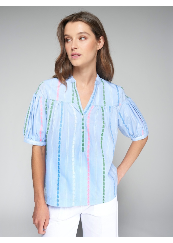 Vilagallo | Ilania Azul Pinas Shirt