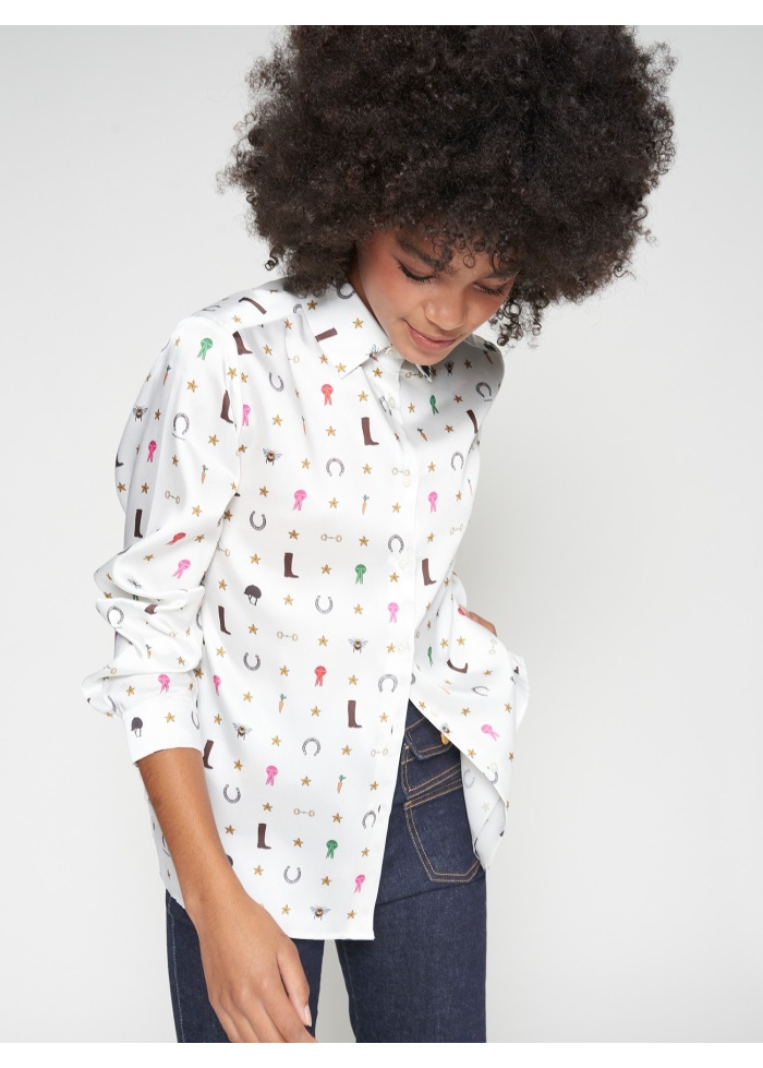 Vilagallo | Equestrian Ecru Shirt