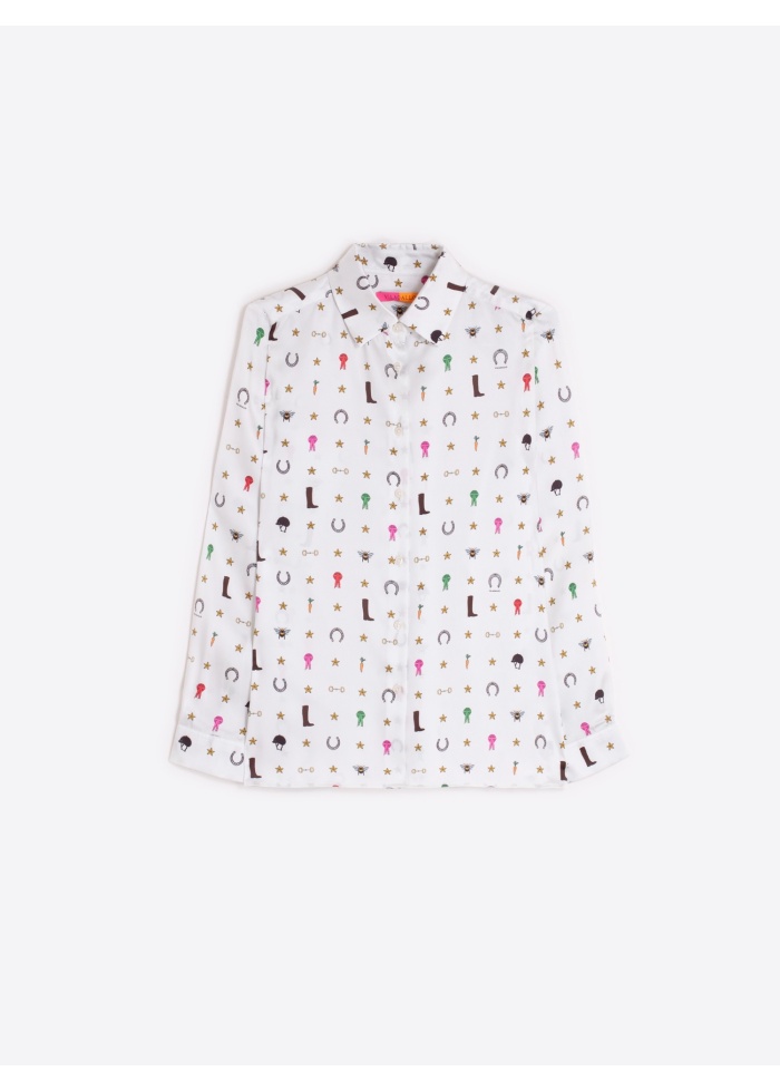 Vilagallo | Equestrian Ecru Shirt