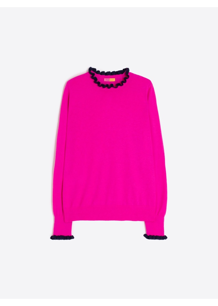 Vilagallo | Ruffle Trim Jumper
