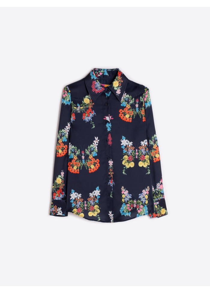 Vilagallo | Flower Print Shirt