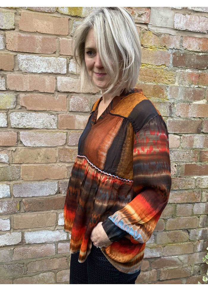 Blank | Silky loose top