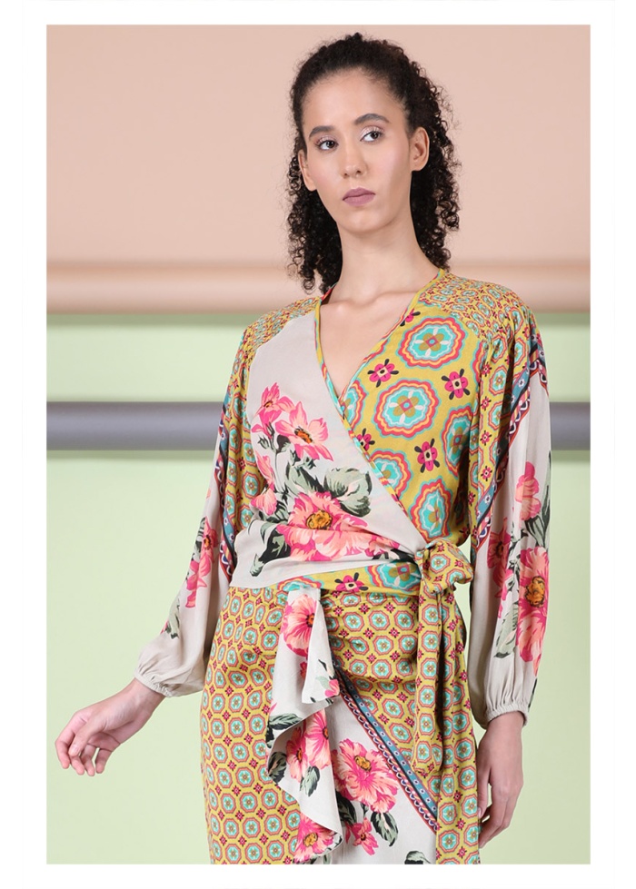 Blank | Yaleena Wrap Top