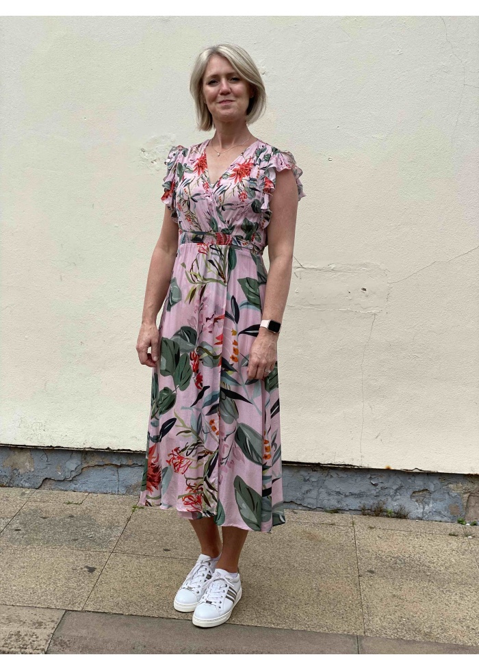 Blank | Ruffle Wrap Dress