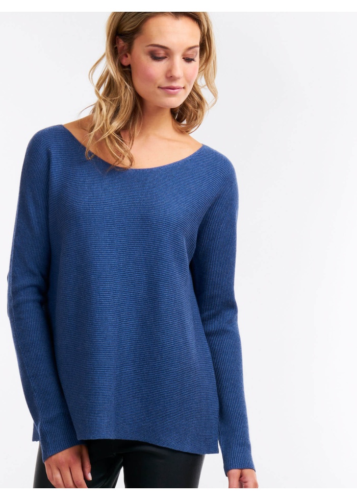 Repeat | Cotton Blend Rib Knit Jumper