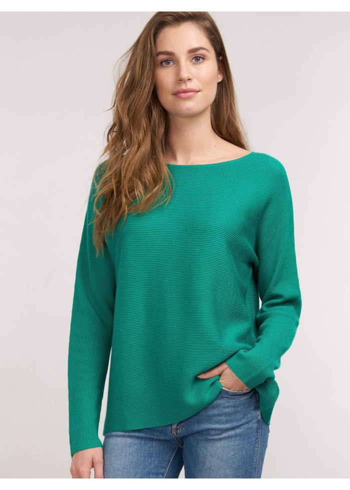 Repeat | Oversized Horizontal Rib Jumper