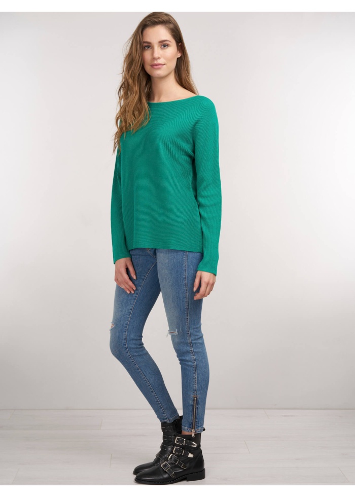 Repeat | Oversized Horizontal Rib Jumper