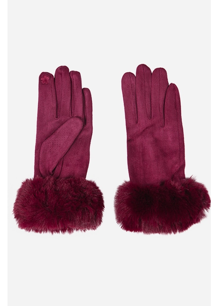 Rosie | Fur Trim Gloves