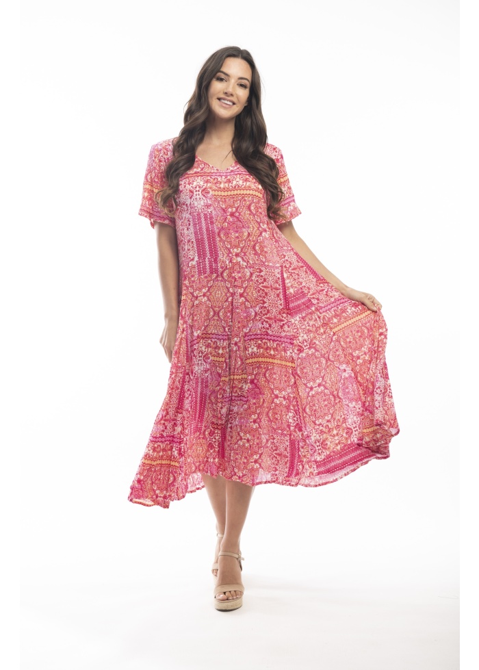 Orientique | Kotor Godet Dress