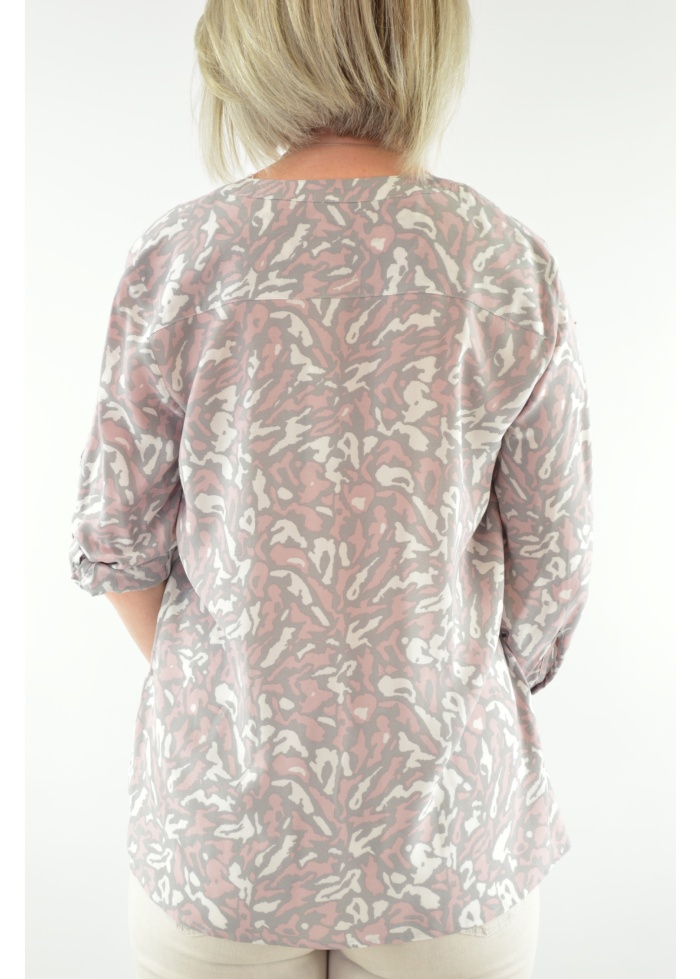 Just White | Zebra Blouse