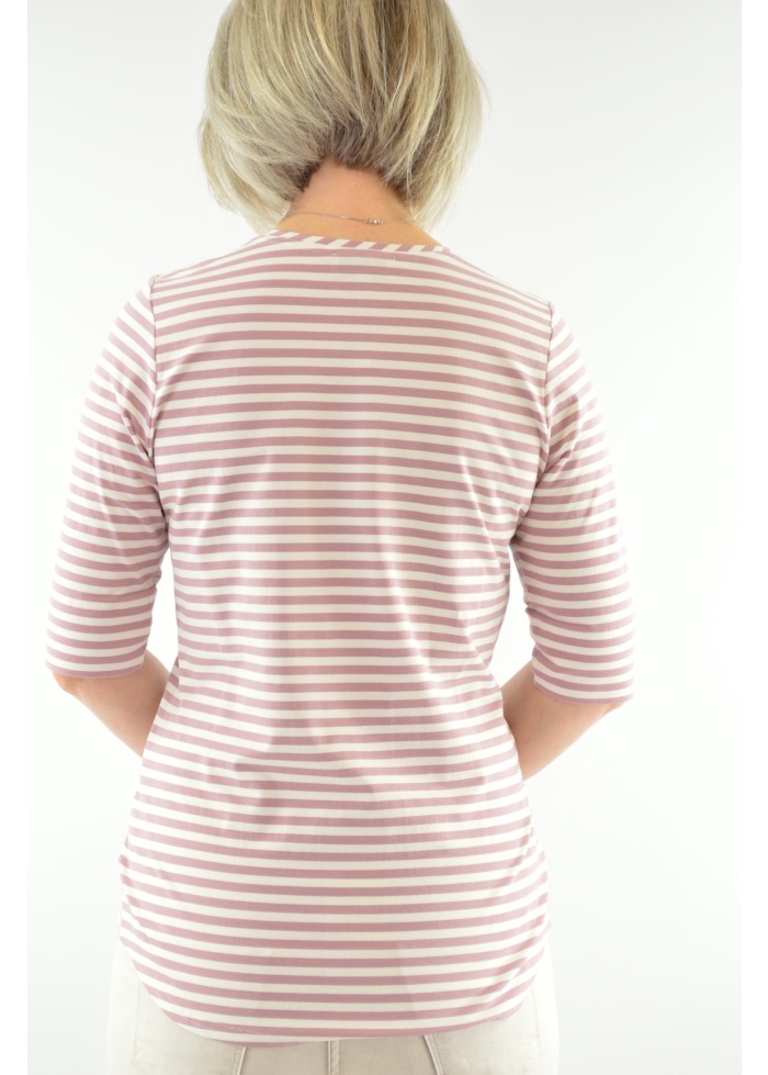 Just White | Stripe Tee