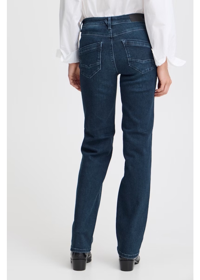 Pulz | Karolina Straight Blue Denim  Jeans