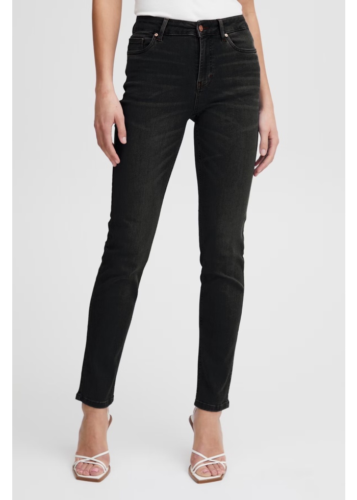 Pulz | Emma Black Slim  Jeans 32