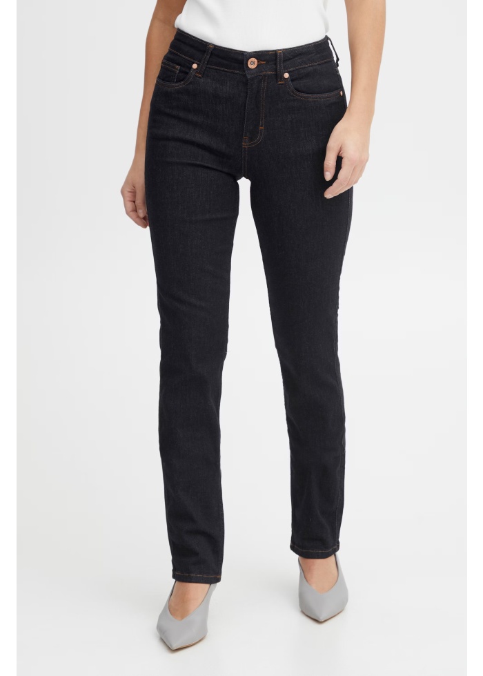 Pulz | Emma Dark Blue Unwash Slim Jeans 32