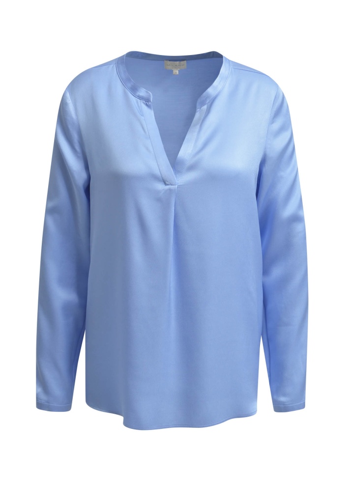 Milano | Satin V-neck Top