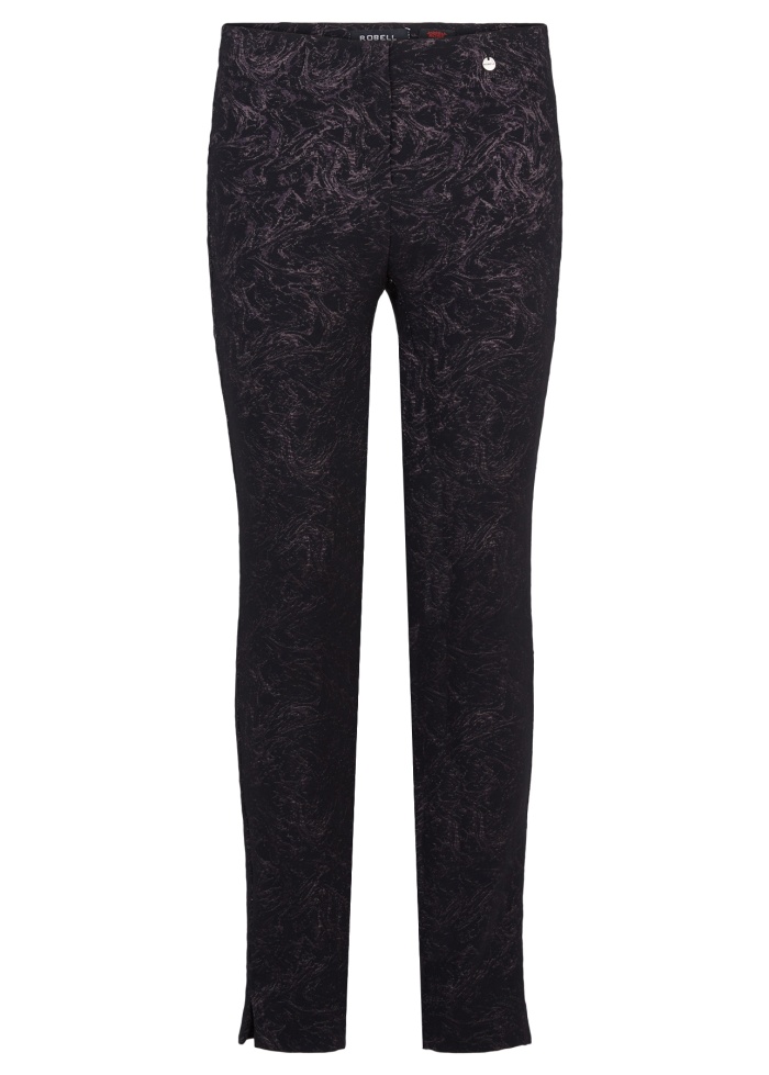 Robell | Rose Print Trouser