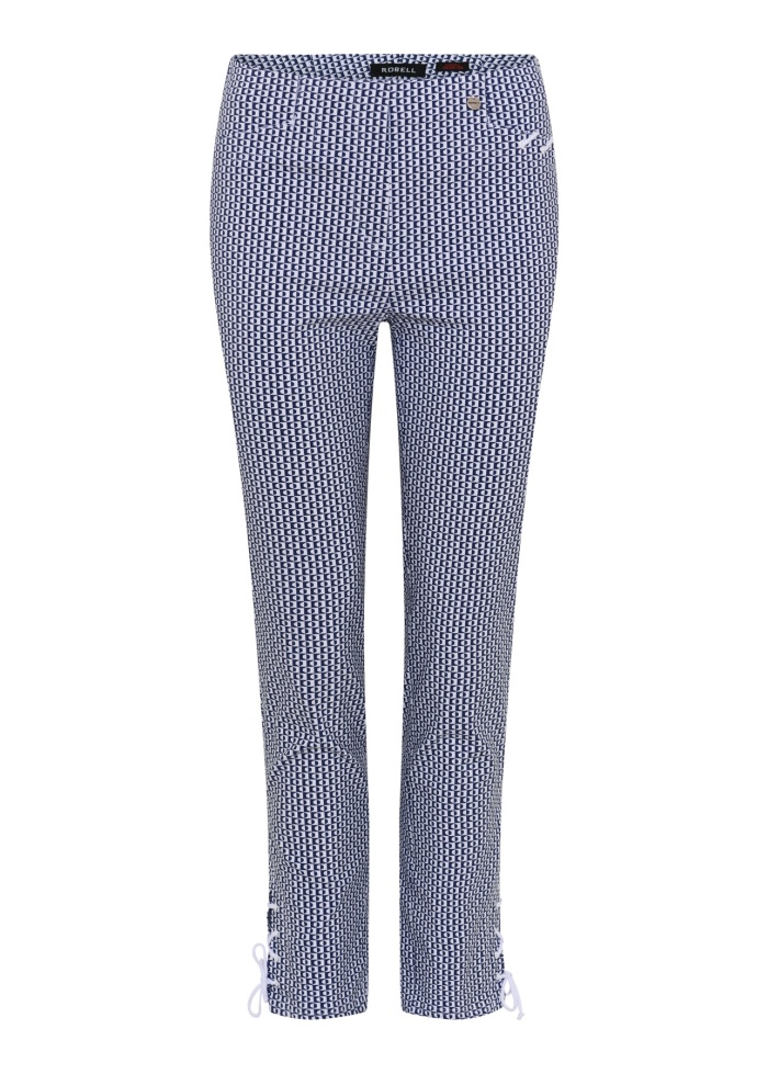 Robell | Rose 09 Print Trousers