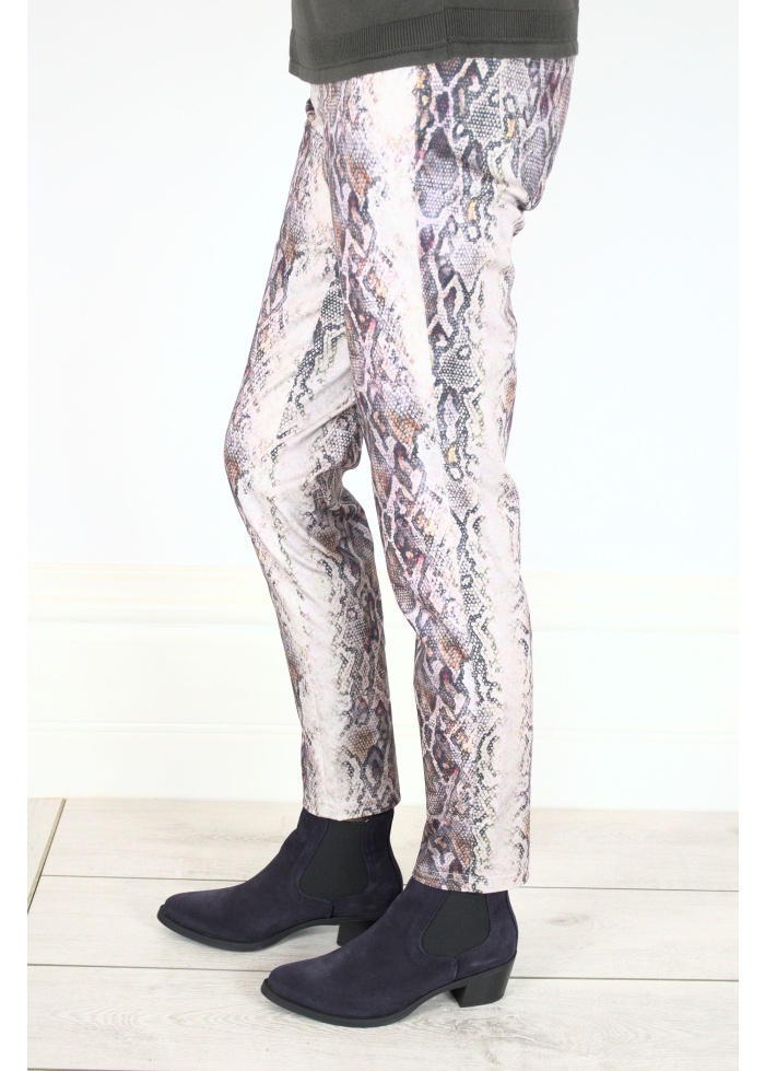 Robell | Rose Snake Pattern Trouser