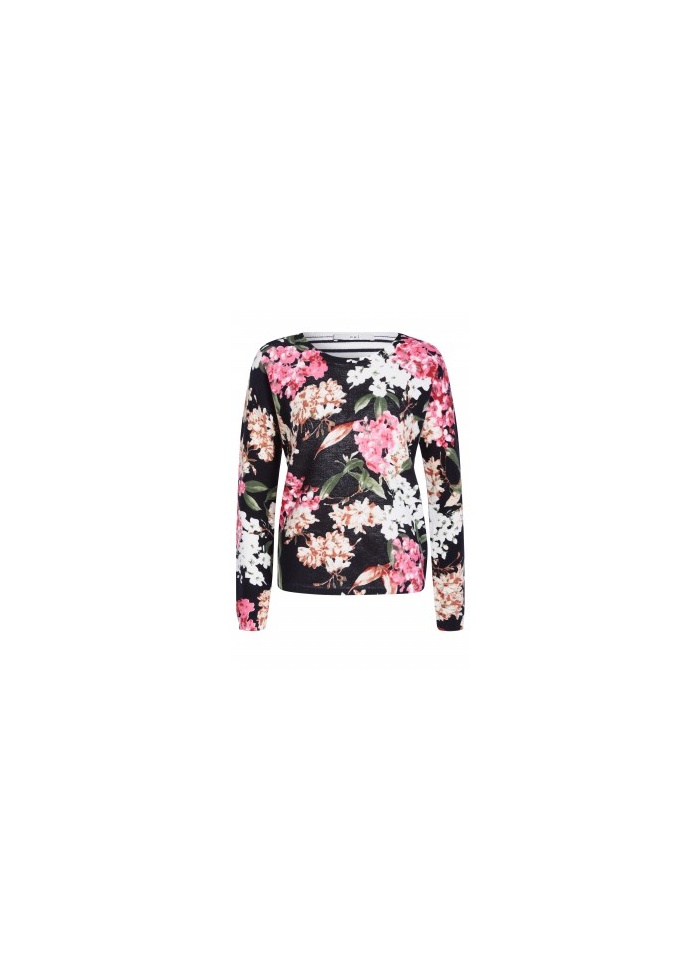 Oui | Flower Print Jumper