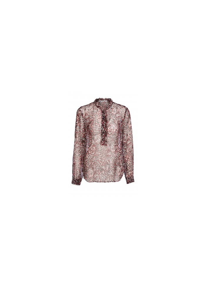 Oui | Leopard Print Blouse
