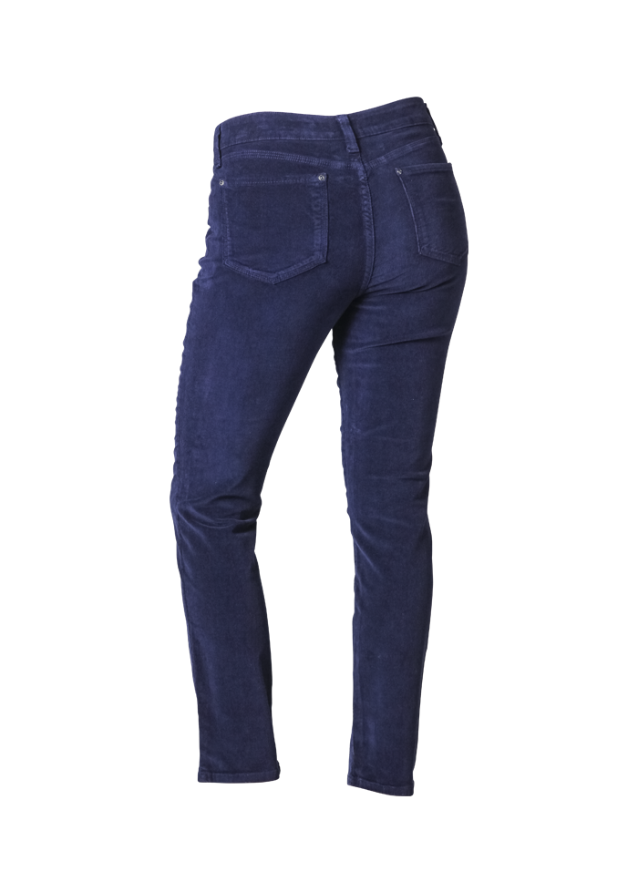 NYDJ | NYDJ - Blue cord fitted trousers