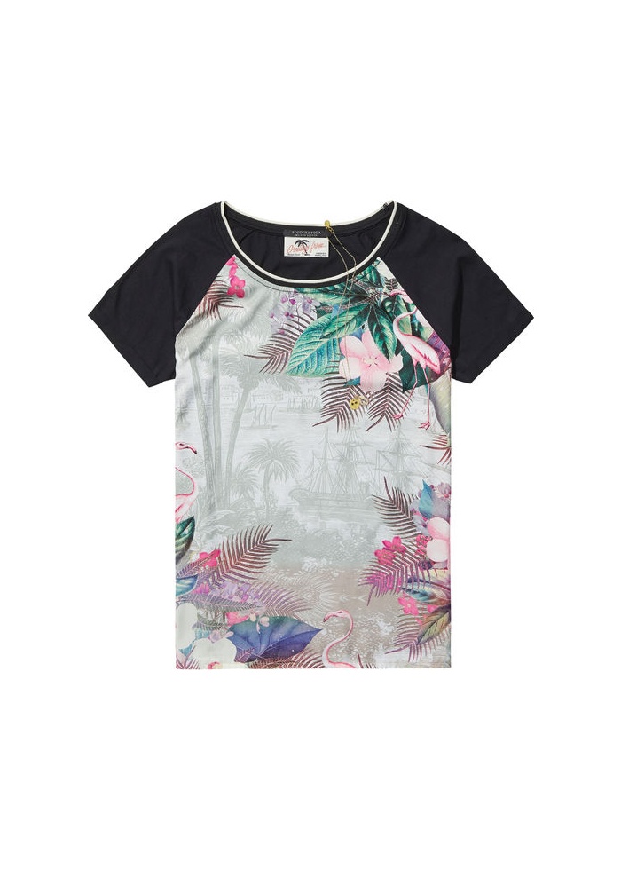 Maison Scotch | Photo Printed T-Shirt