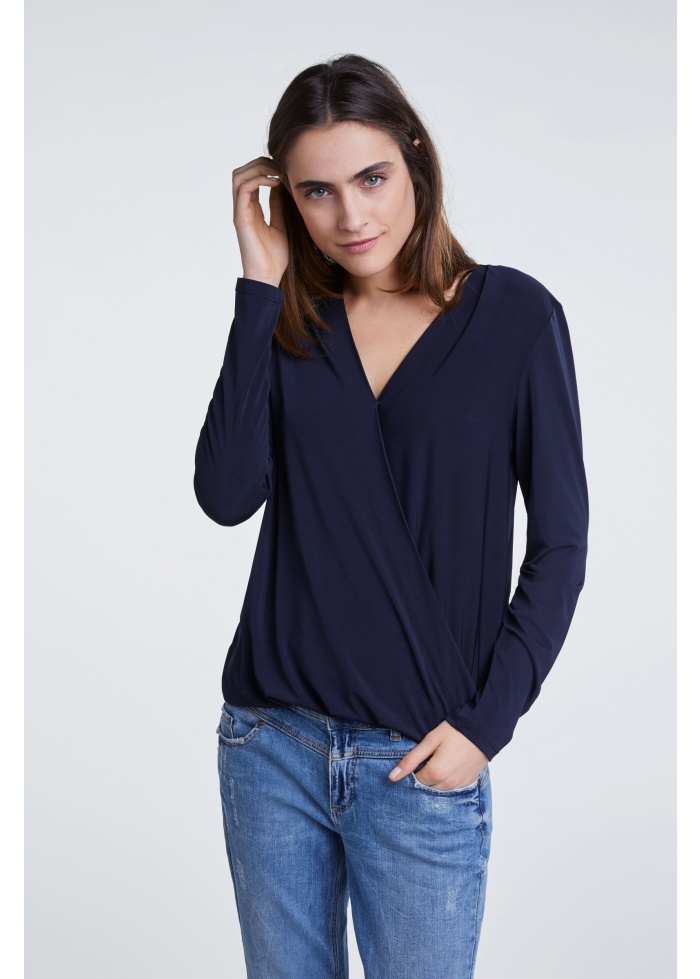 Oui | Wrap Blouse
