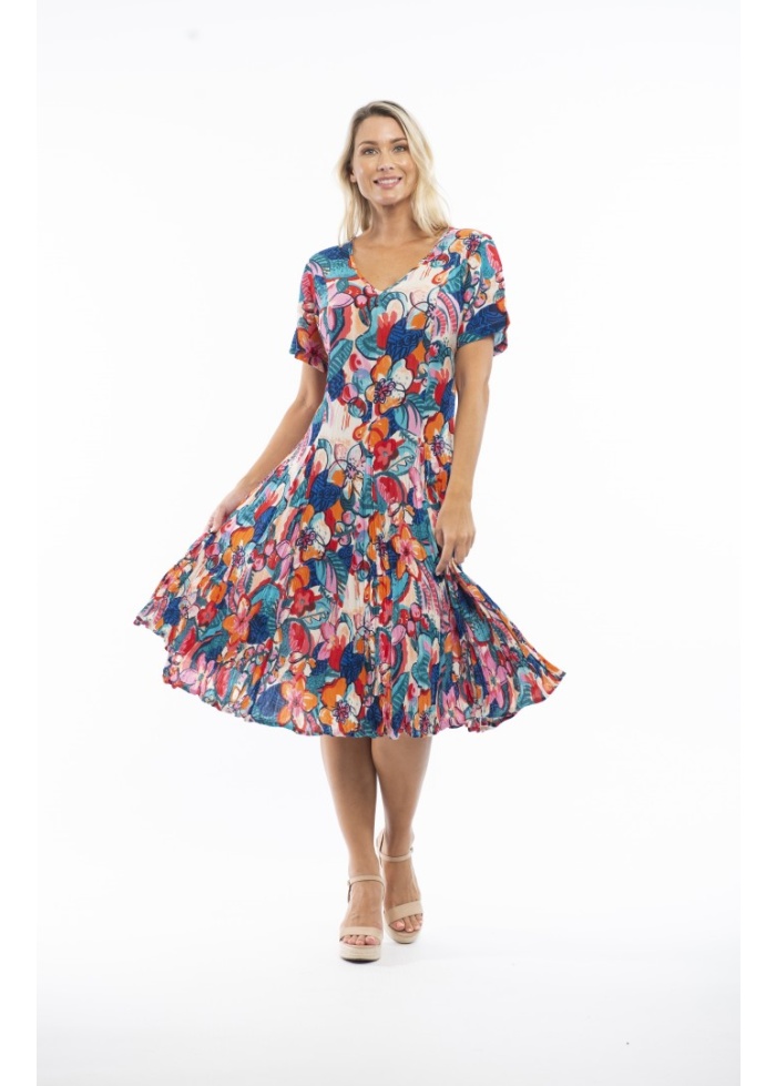 Orientique | Borellie Godet Dress