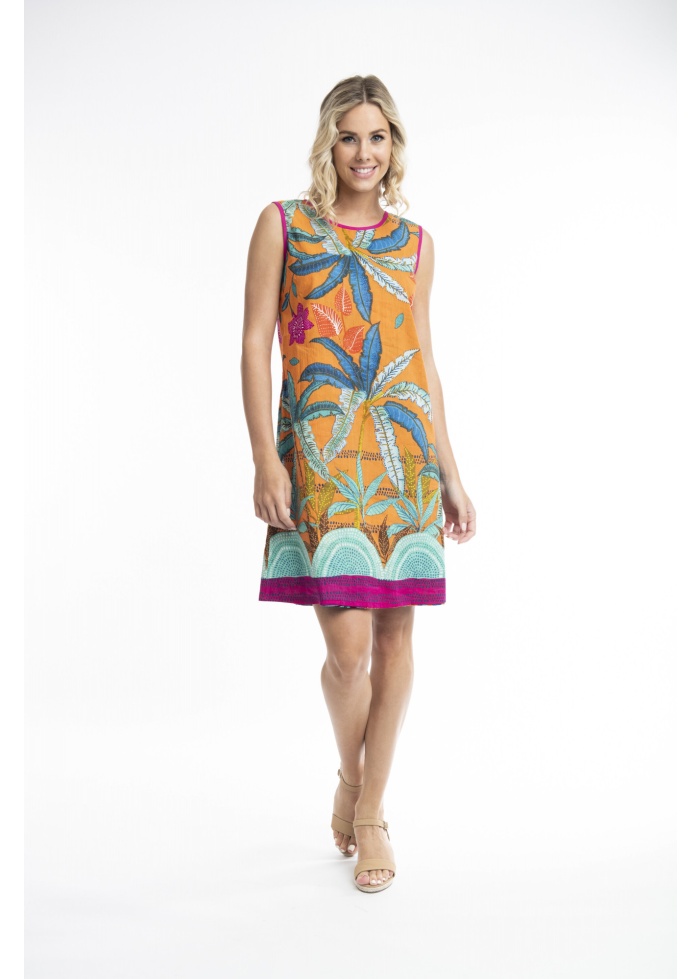 Orientique | Paphos Reversible Shift Dress