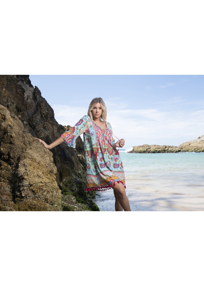 Orientique | Varosha Tassel Dress