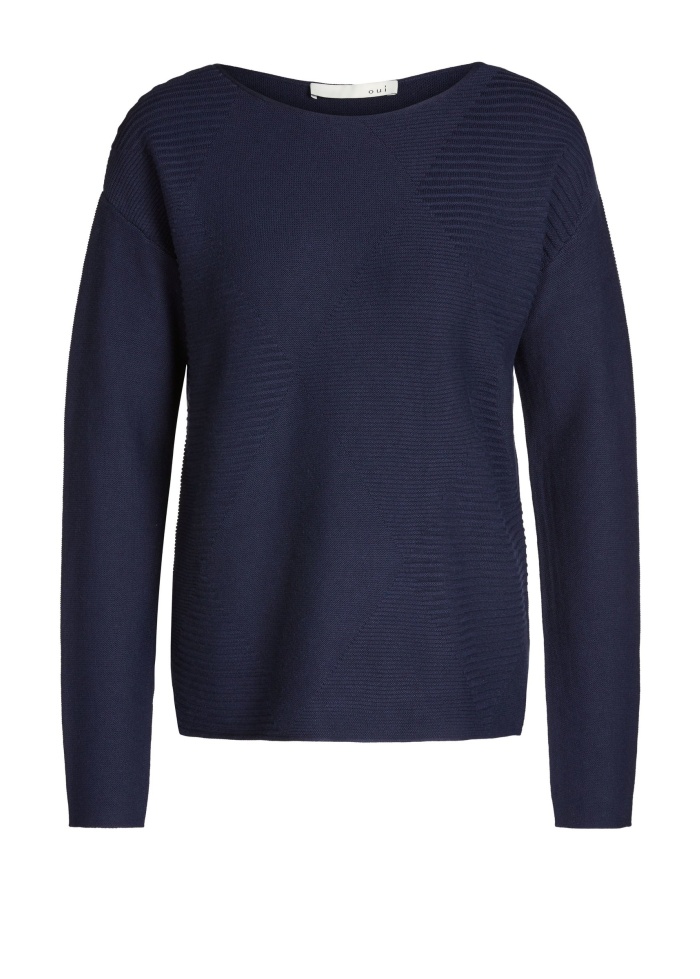 Oui | Diamond Pattern Jumper