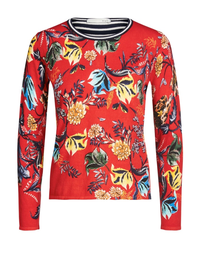 Oui | Printed Jumper
