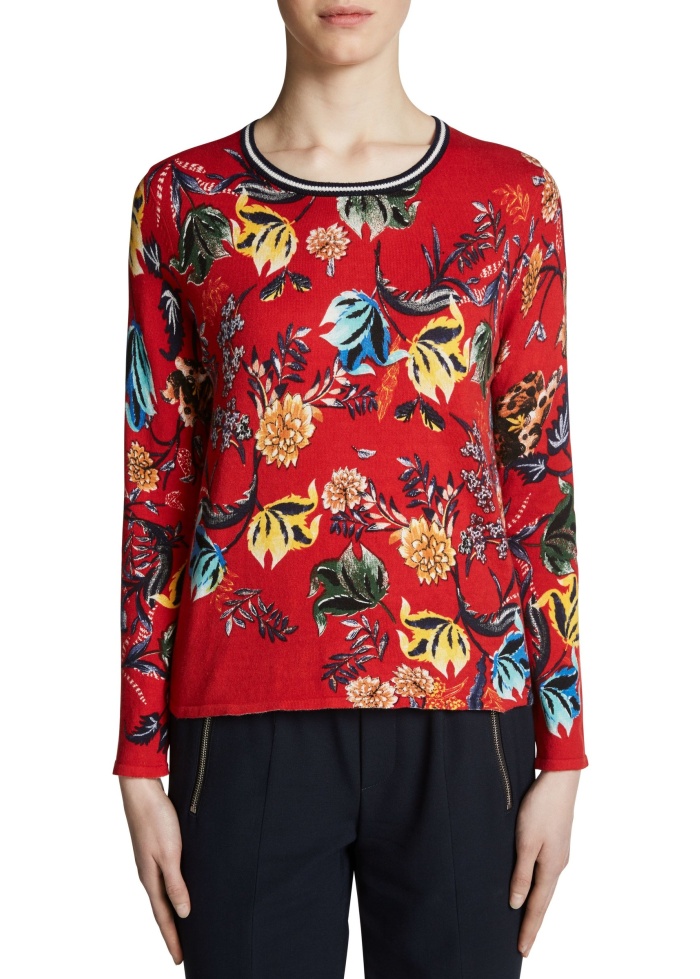 Oui | Printed Jumper