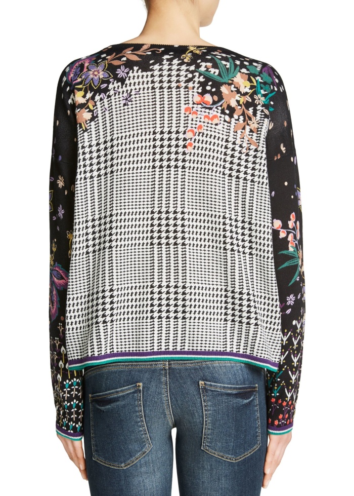 Oui | Floral Printed Knit