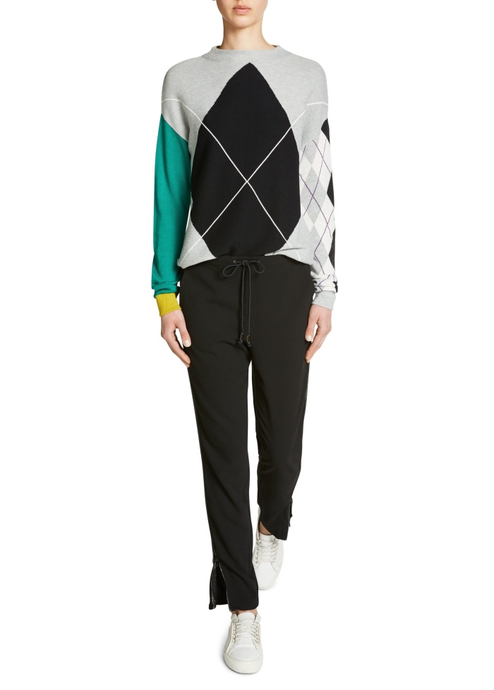 Oui | Casual Side Stripe Joggers